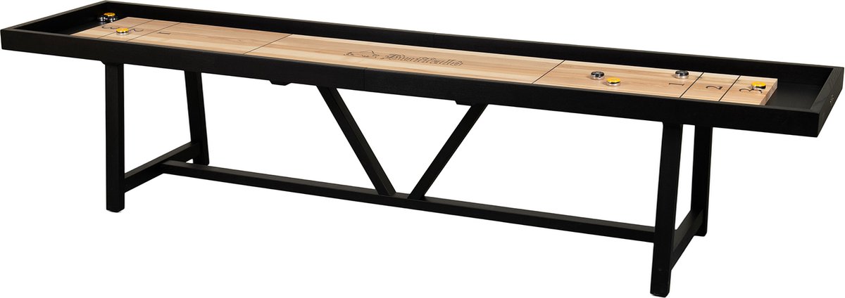 American shuffleboard essenhout 12ft zwart