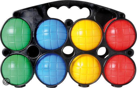 Jeu De Boules Set Plastic X8