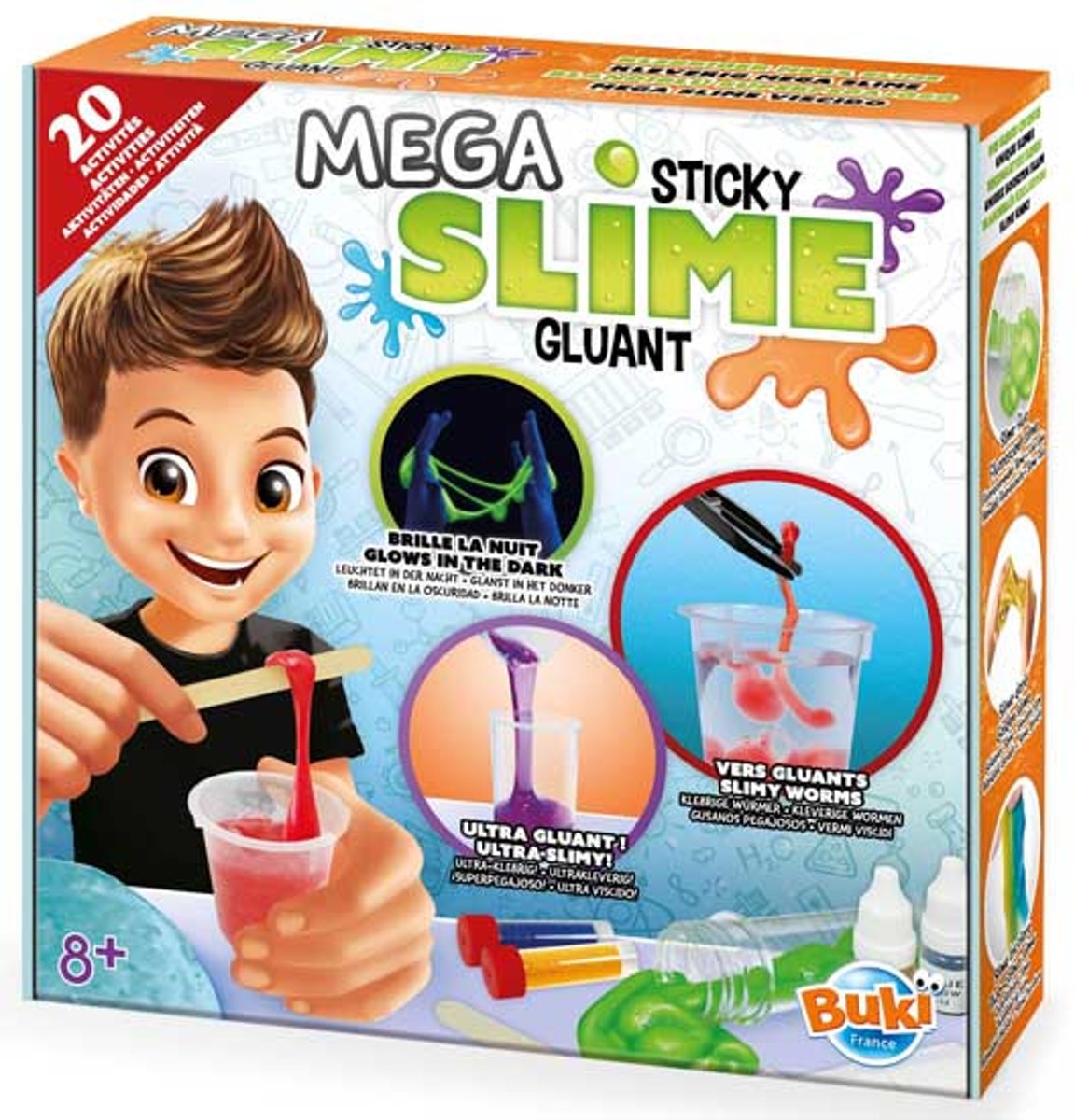 Buki Mega Kleverige Slime Slijm