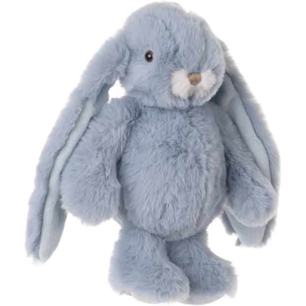   pluche konijn knuffeldier - lichtblauw - staand - 22 cm - Knuffel huisdieren