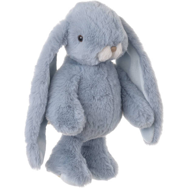   pluche konijn knuffeldier - lichtblauw - staand - 30 cm - Knuffel huisdieren