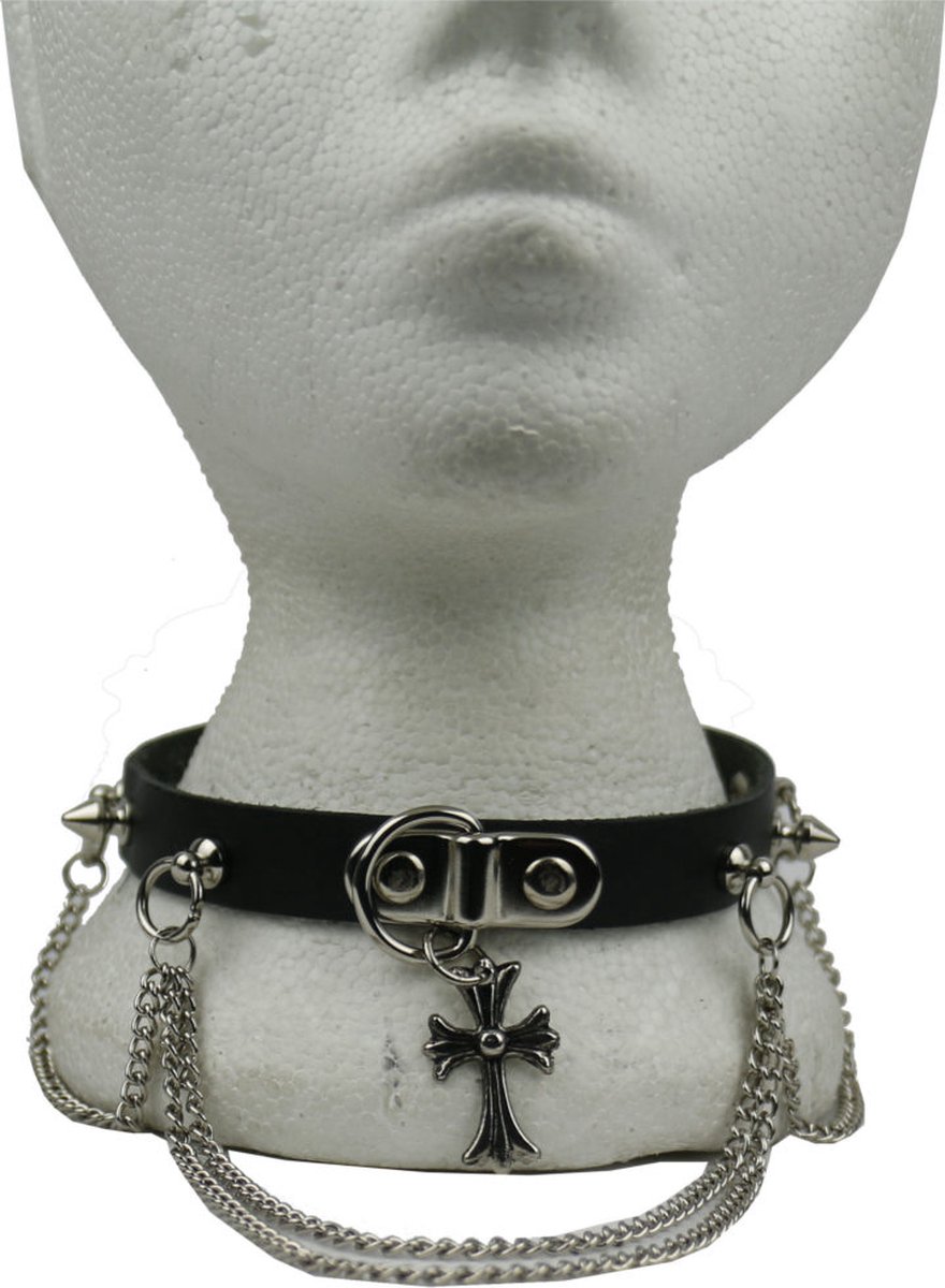 Bullet 69 Funky Punk Choker 1 row handle plate Zwart