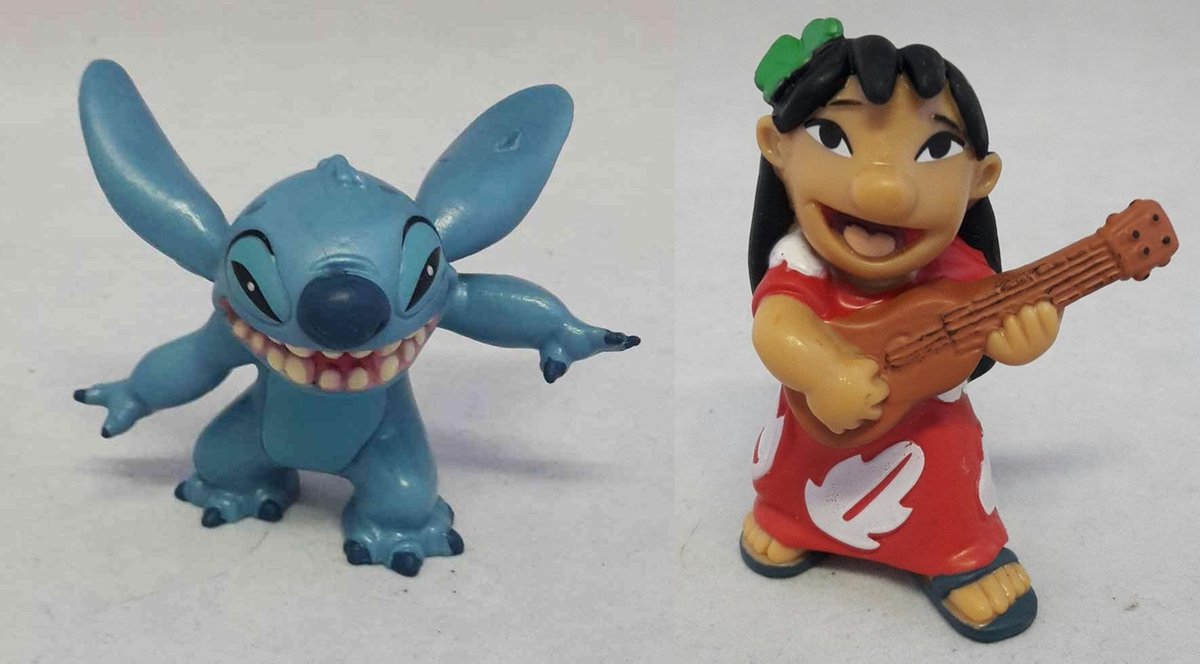 Lilo en Stitch speelfiguurtjes Disney Bullyland (ca. 6 cm)