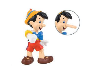 Pinocchio met uitschuifbare neus