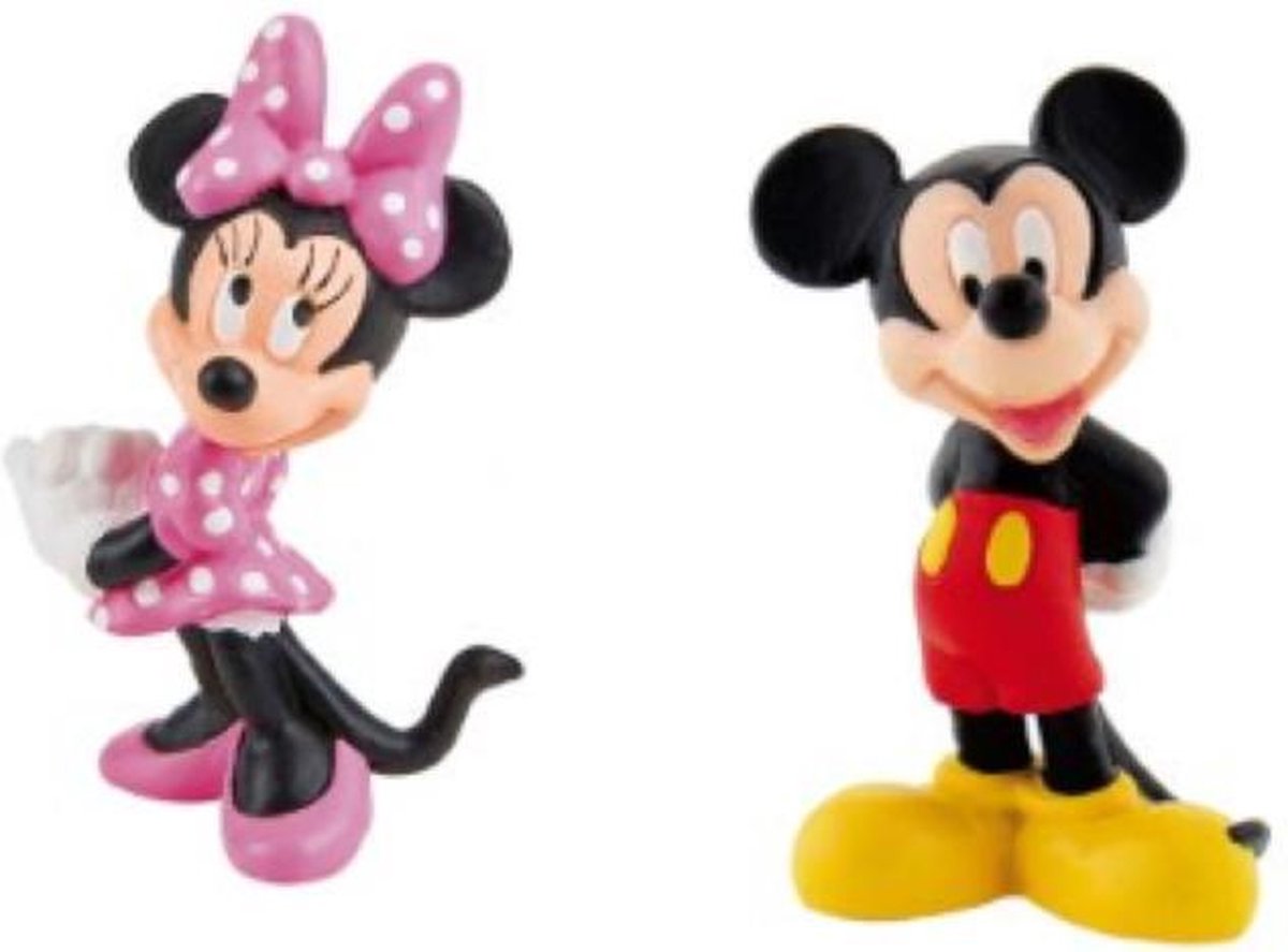 speelset Mickey & Minnie Mouse, Bullyland (+/- 7cm)