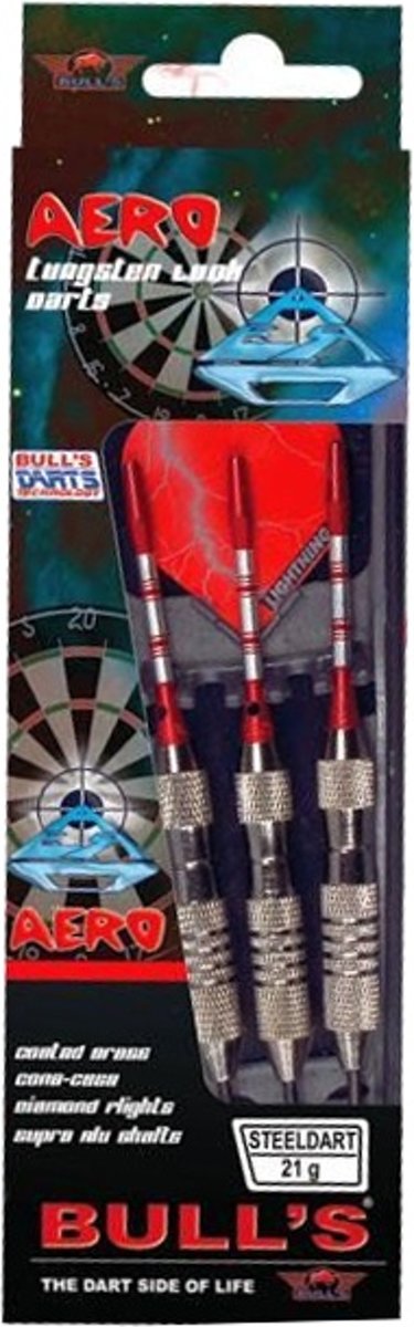 Bull´s Dartpijlen Aero Lightning Steeltip Rood 20 Gram