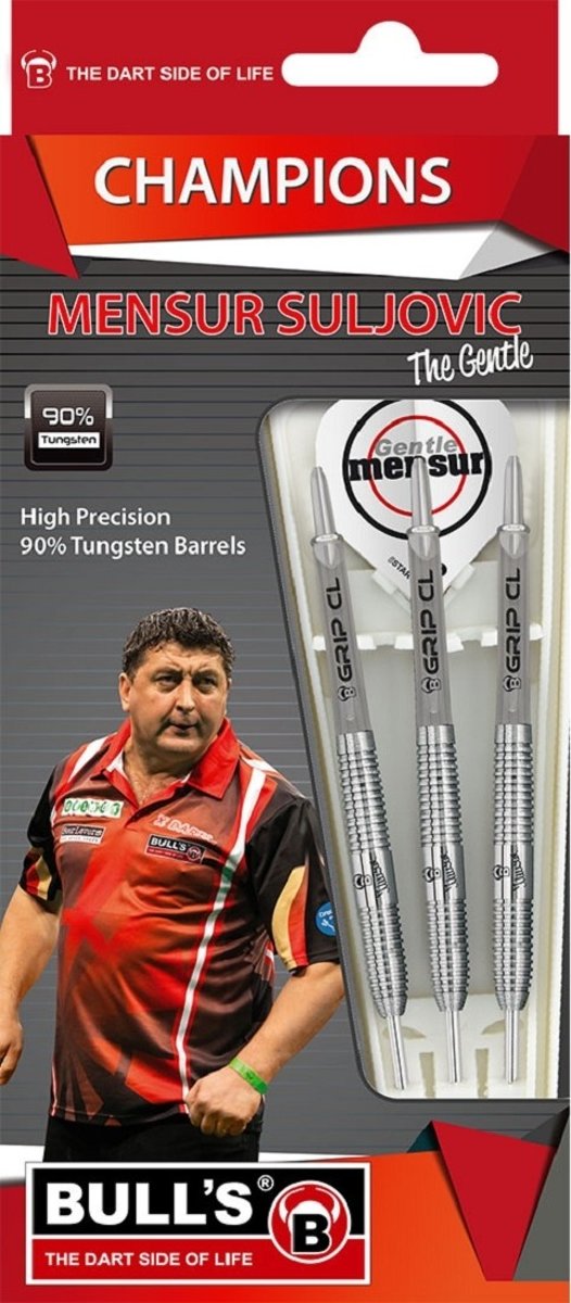 Bull´s Dartpijlen Champions Suljovic Steeltip Tungsten 23 G