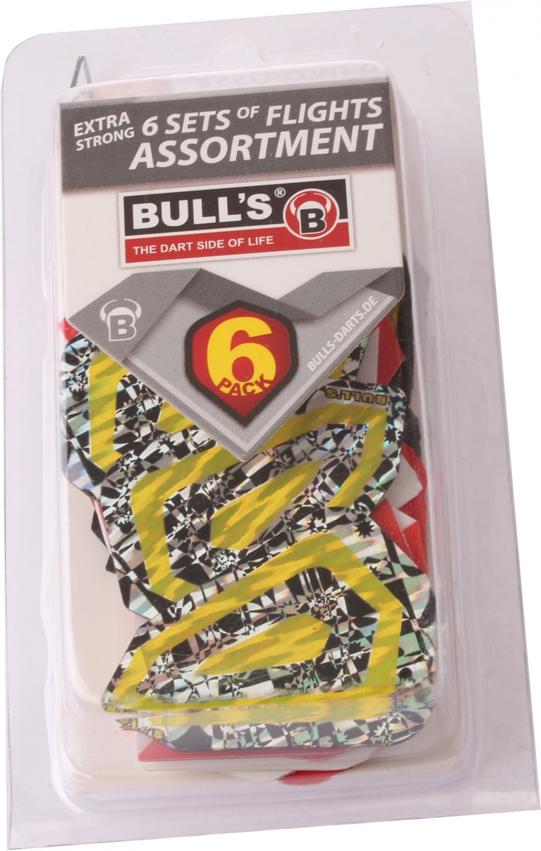 Bull´s Flights 6-pack Assortiment 18 Flights