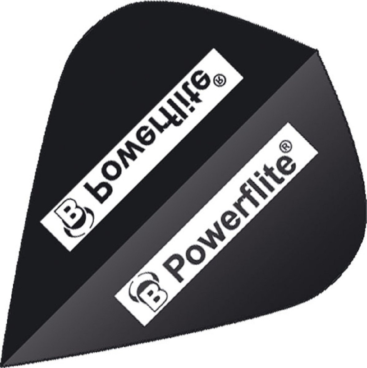 Bull´s Flights Powerflite Kite Zwart 100 Micron 6 Sets