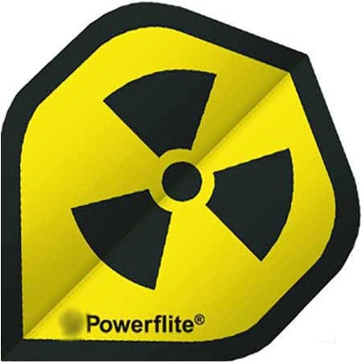 Bull´s Powerflite Radioactieve Straling Geel/zwart 3 Stuks