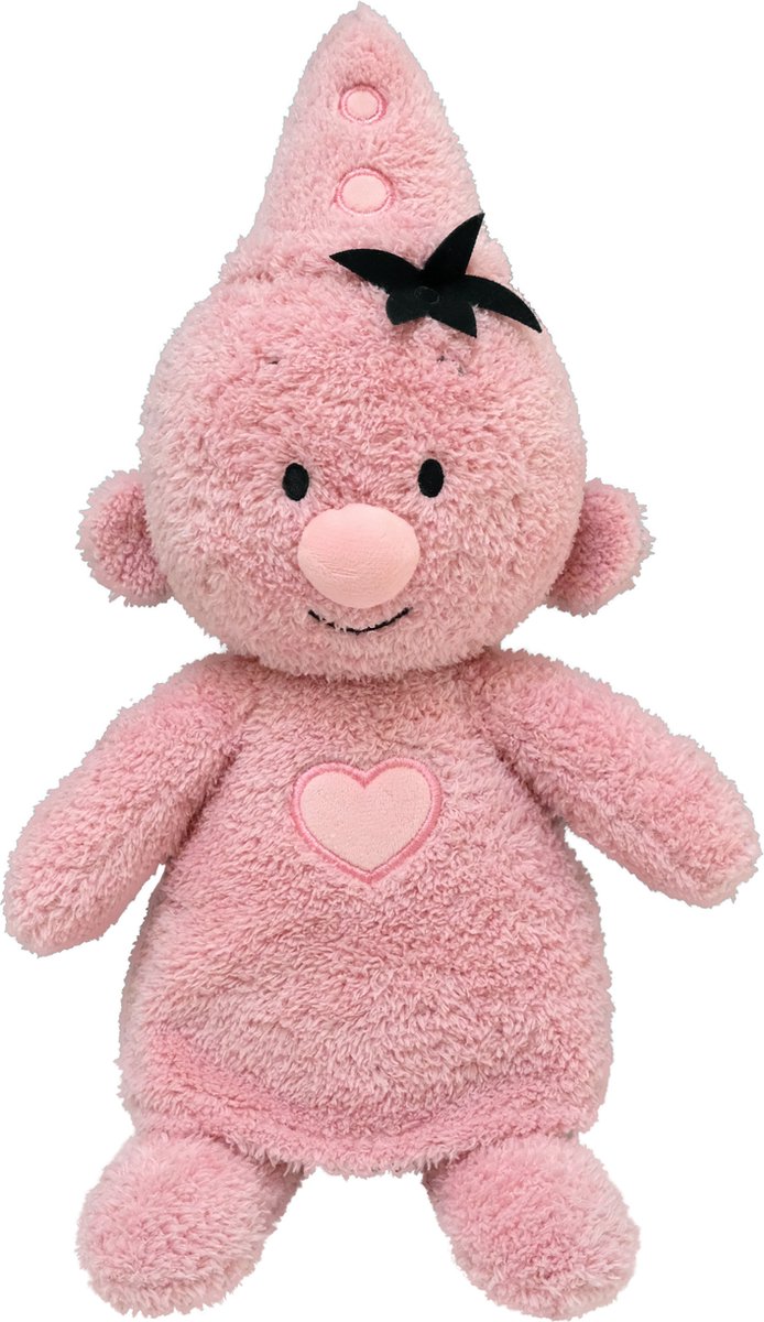   - Knuffel - Fluffy pluche 35 cm roze