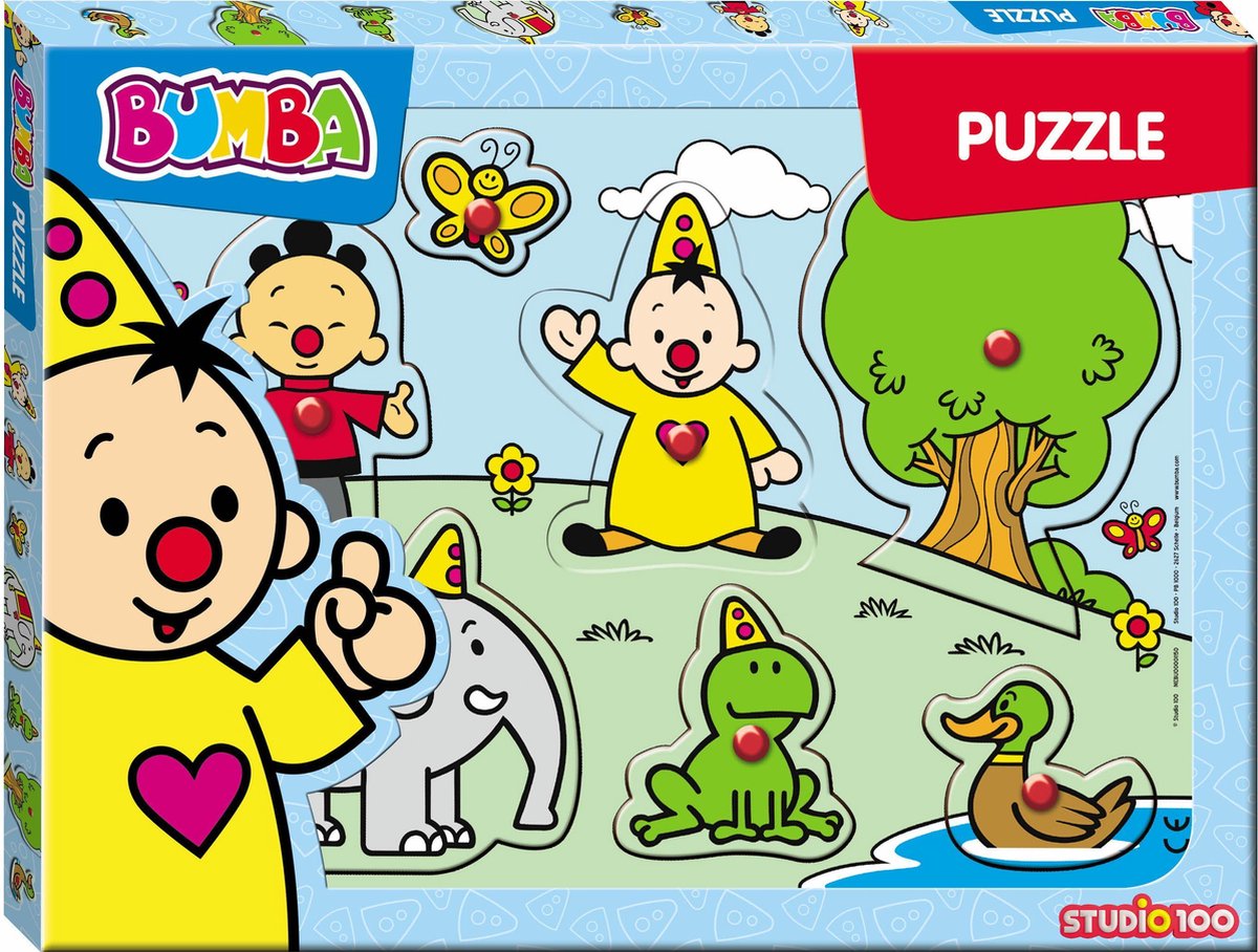 Bumba : houten inlegpuzzel (natuur)