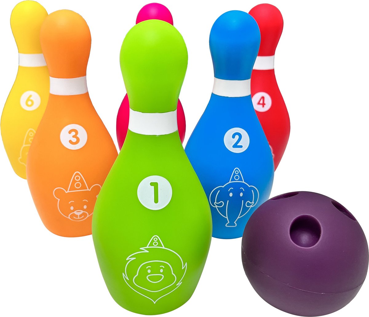   kegelspel - bowling set - 6 kegels