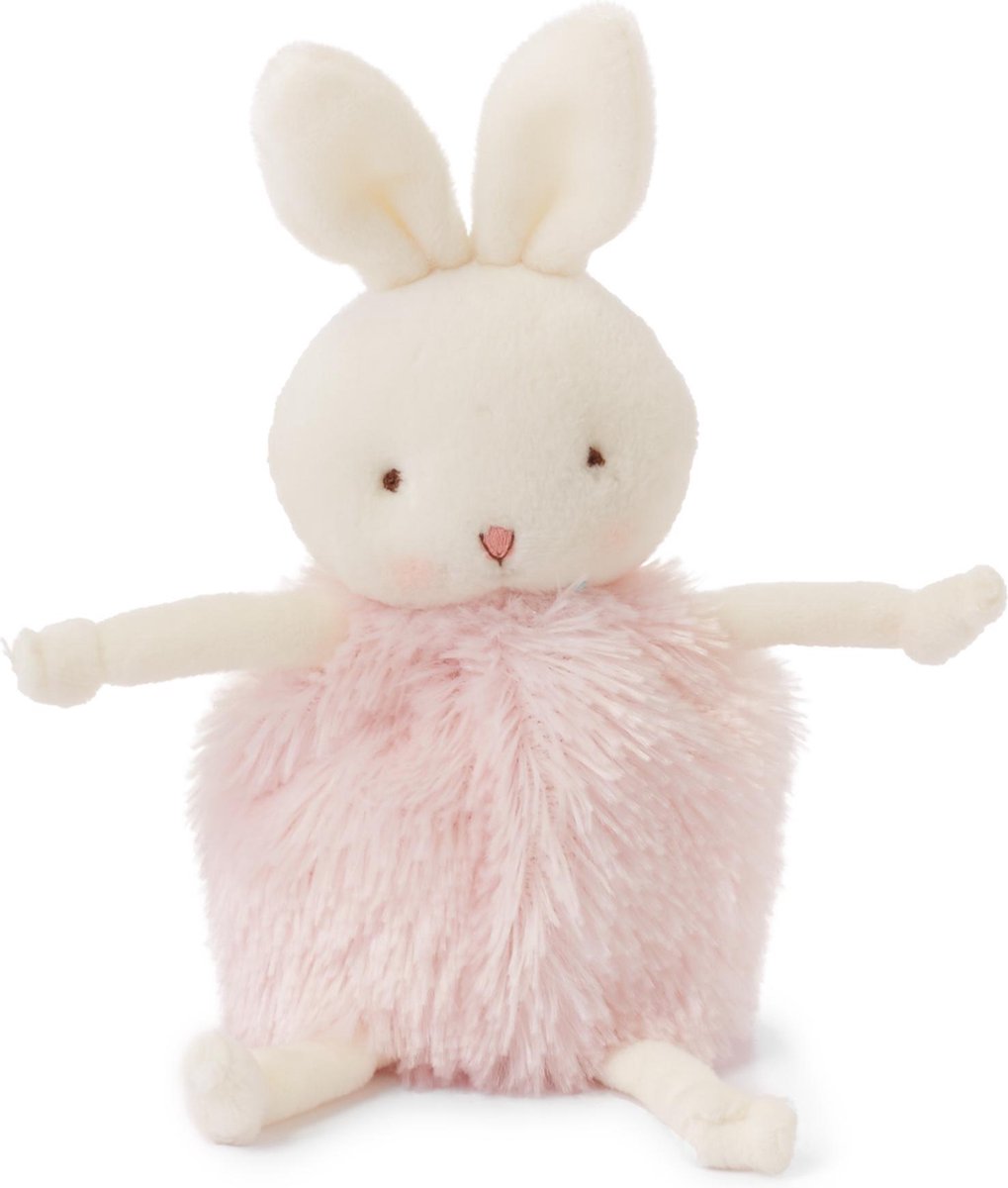 Bunnies By The Bay Roly Poly knuffel konijn 13 cm roze