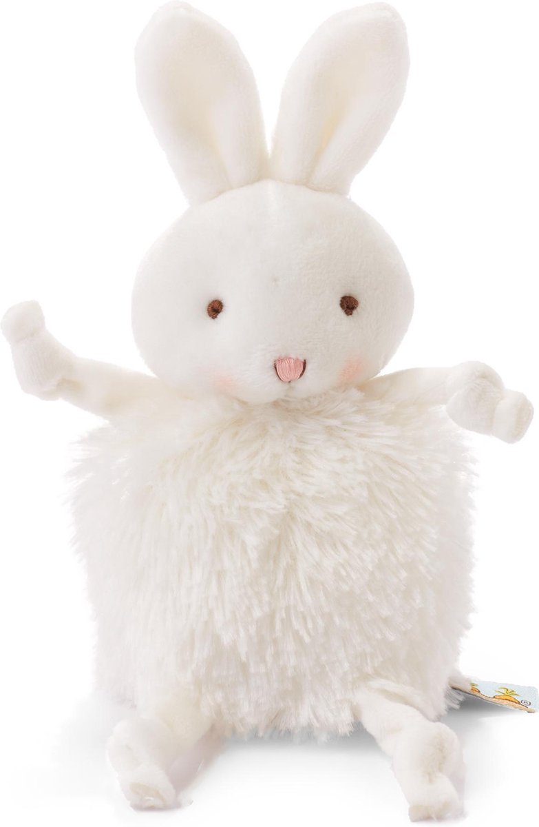 Bunnies By The Bay Roly Poly knuffel konijn 13 cm wit