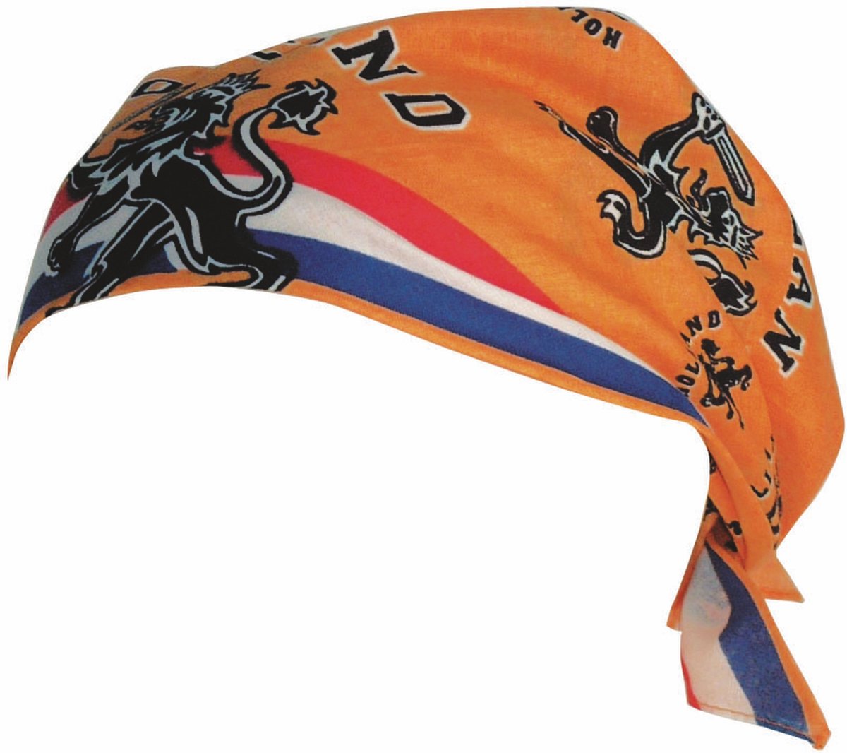 Oranje Holland Bandana - Leeuw en Holland opdruk