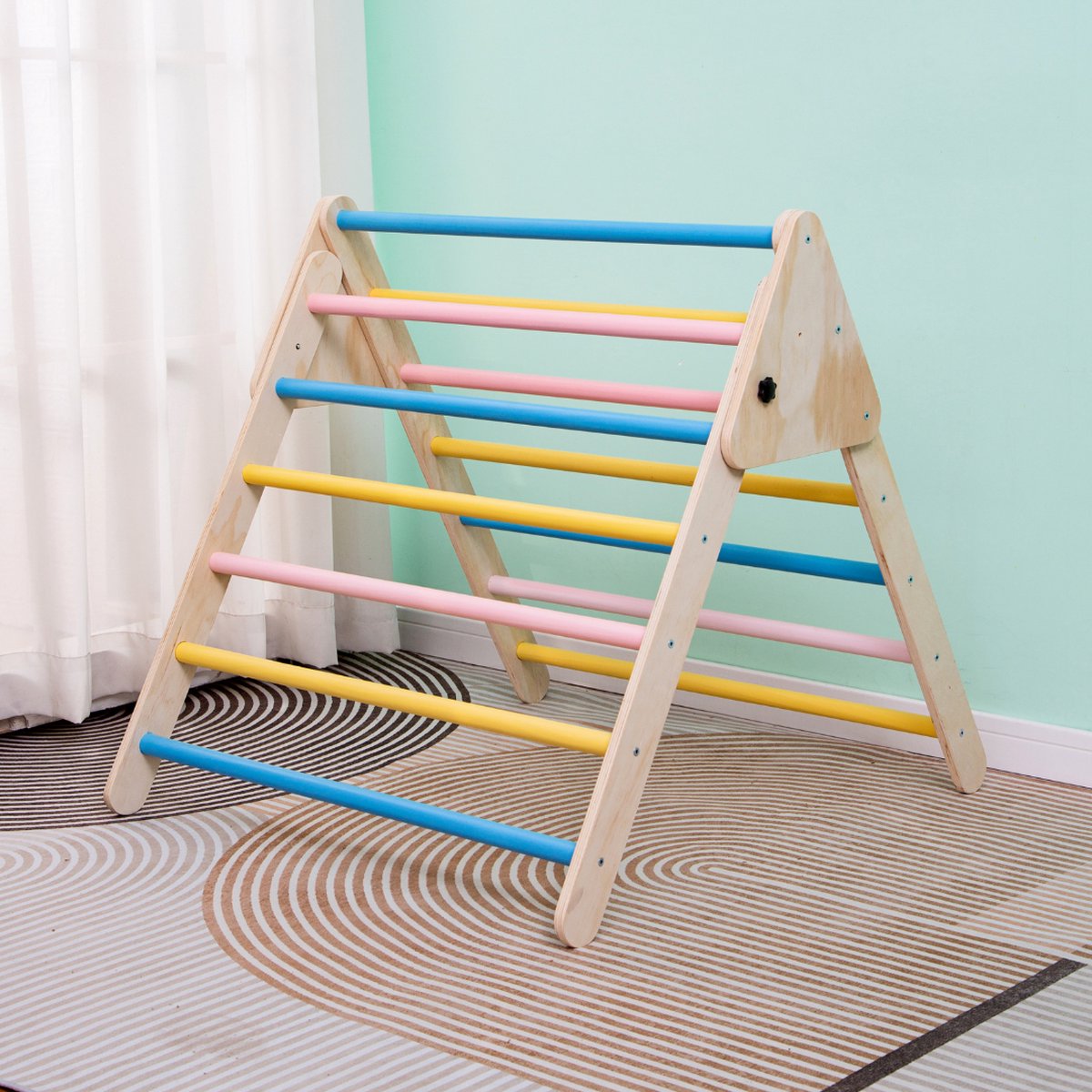   Houten   Naturel - Montessori Speelgoed - 74x60 cm - Naturel