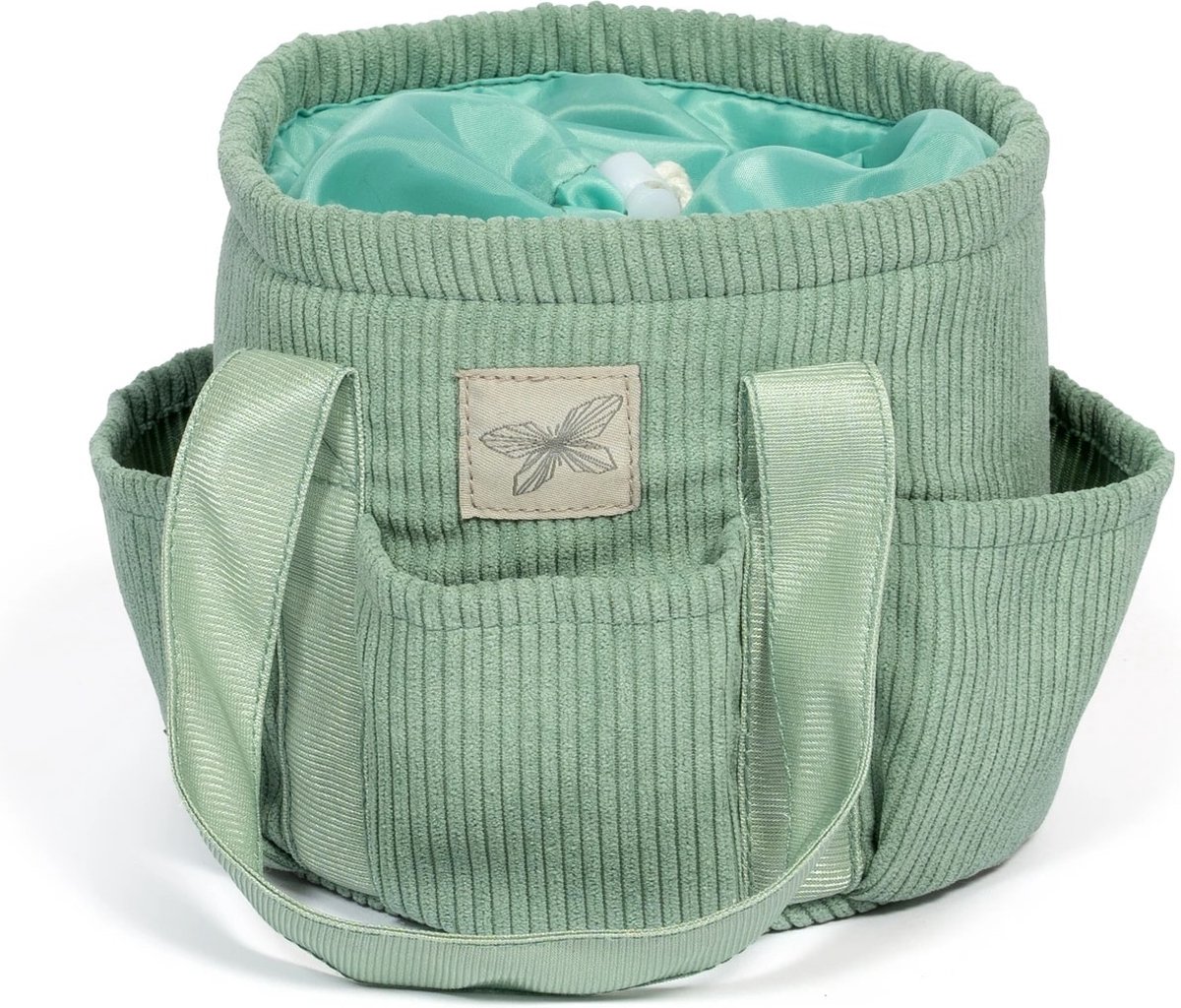 ByAstrup Stokpaard Verzorgingstas Corduroy Groen