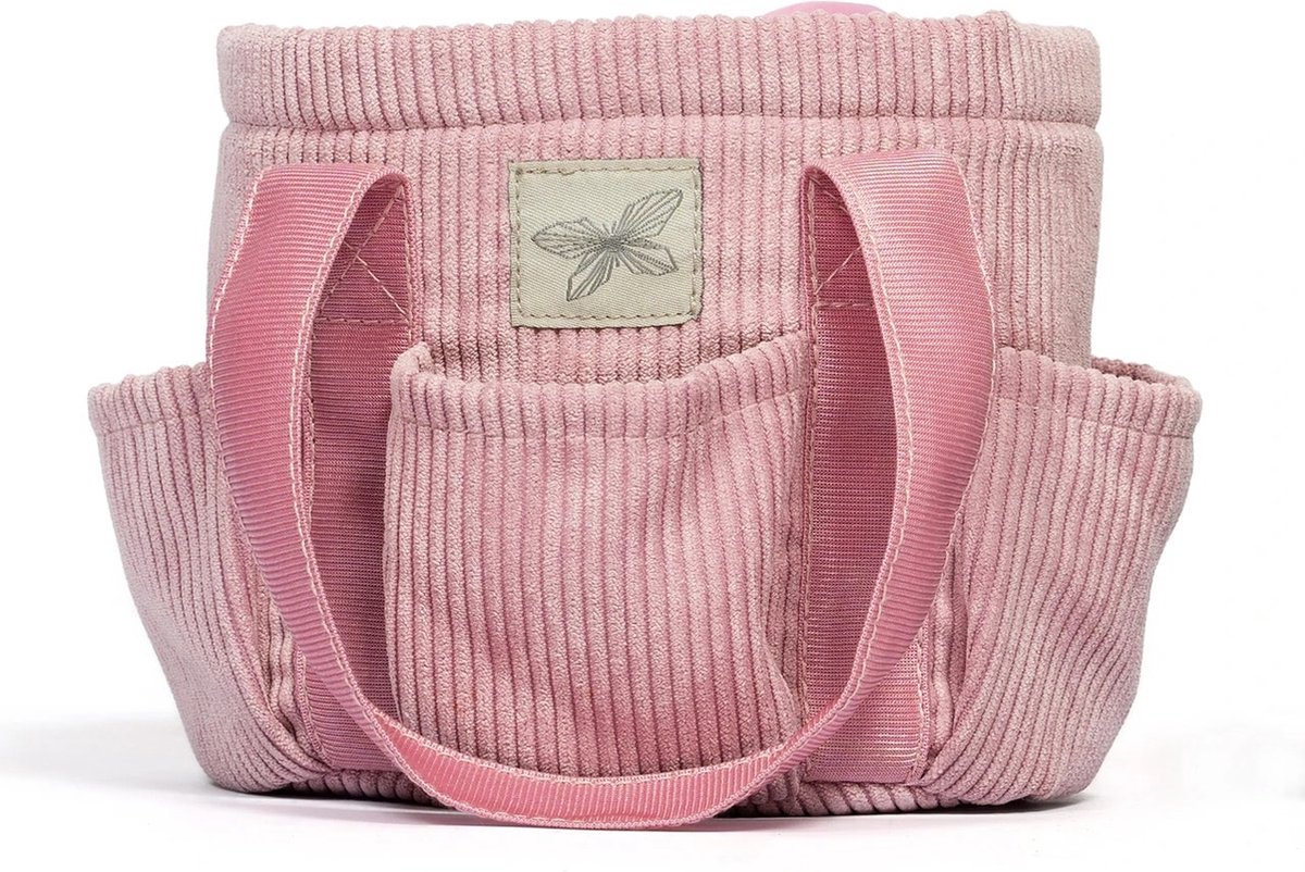 ByAstrup Stokpaard Verzorgingstas Corduroy Roze