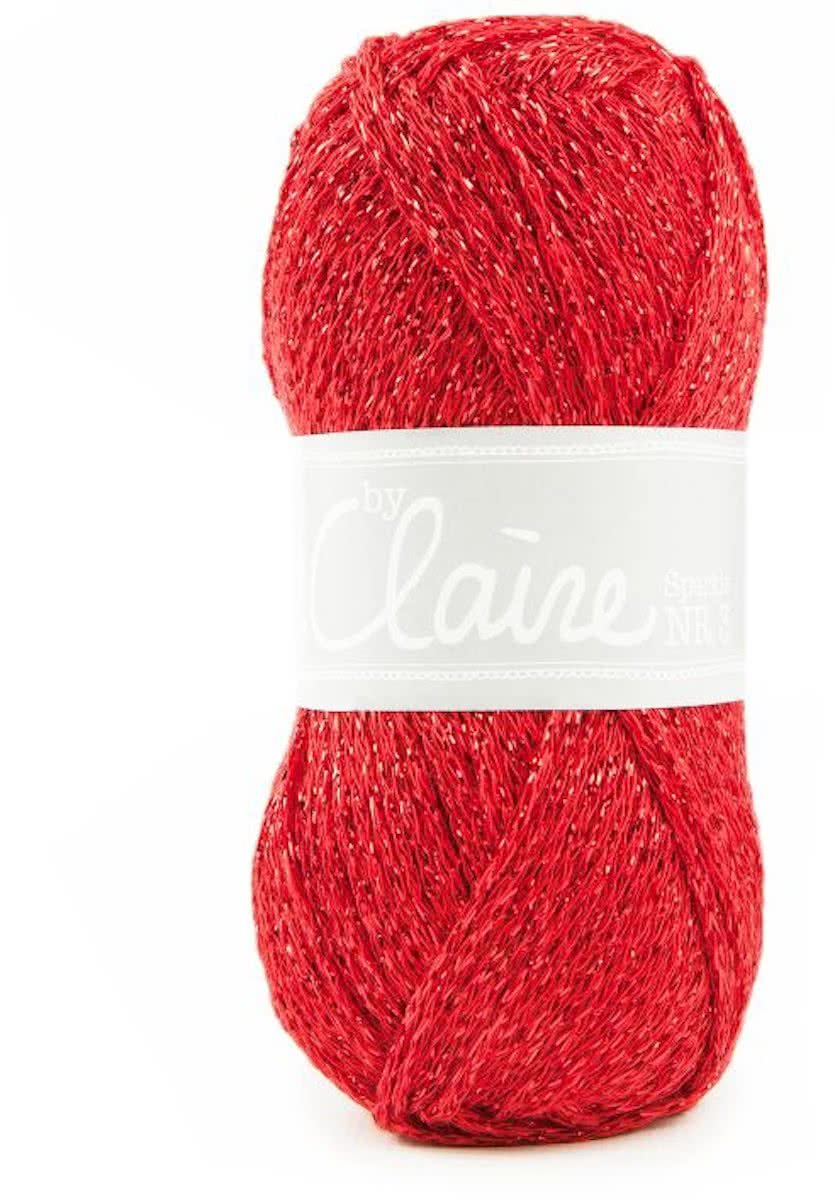 ByClaire nr 3 Sparkle 10 x 50 gram rood