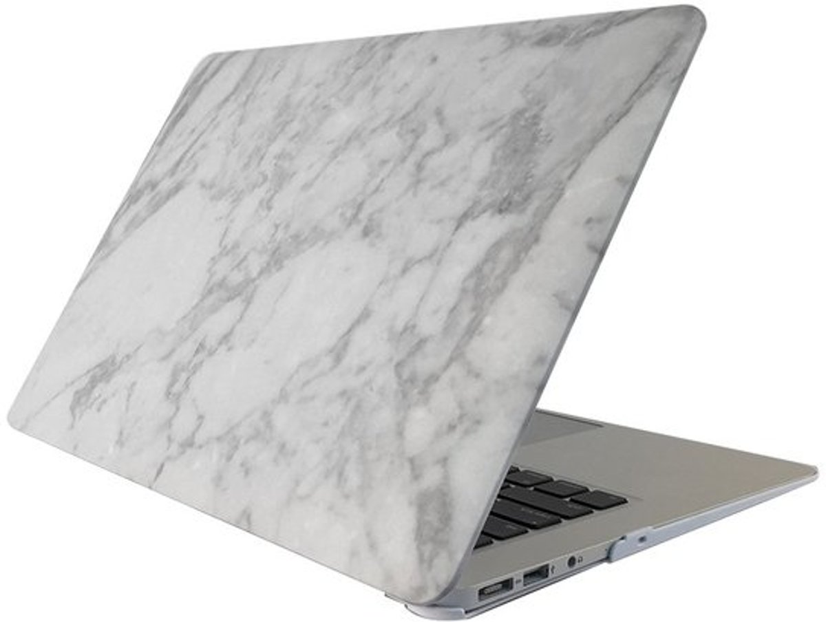 MacBook Air 11 inch case - Marble - wit