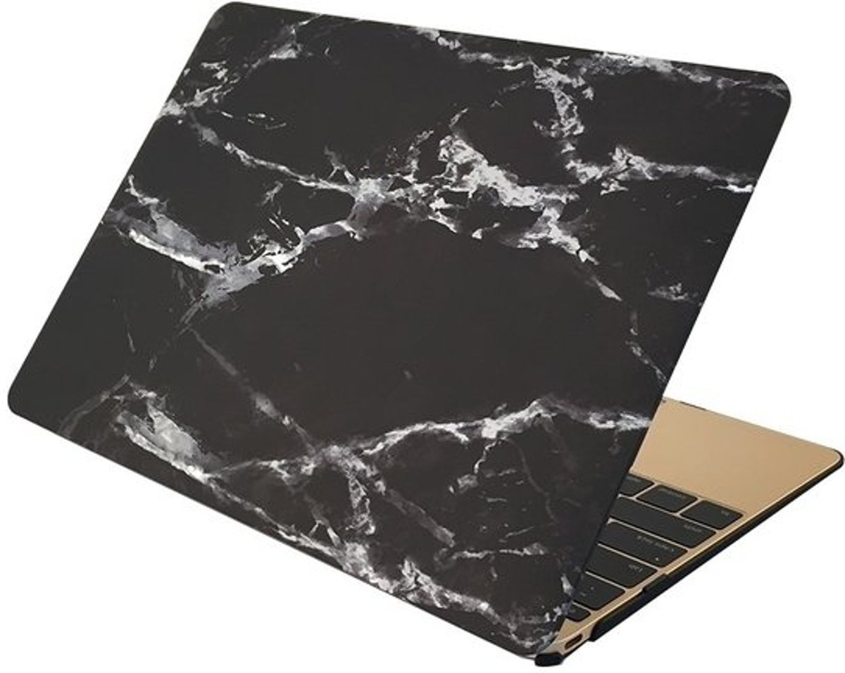 MacBook Air 11 inch case - Marble - zwart