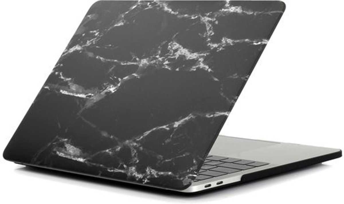 MacBook Pro 16 inch case van By Qubix - Kleur: Marble zwart (Model: A2141) - Hoge kwaliteit hard cover!