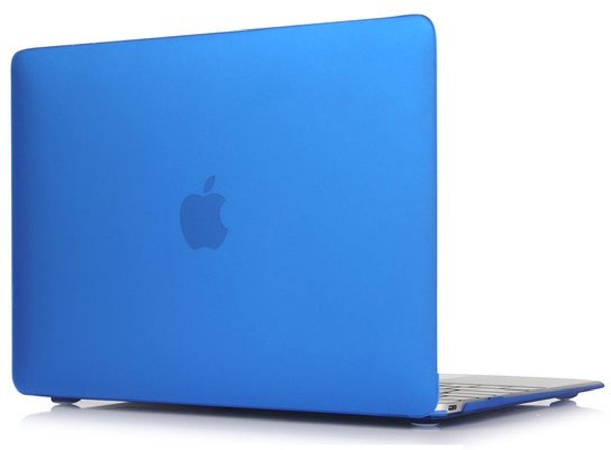 Macbook case van By Qubix - Air 13.3” - 2018, touch id versie - Donker blauw - Alleen geschikt voor de MacBook Air 13 inch (Model nummer: A1932) - Bescherm uw MacBook in stijl!