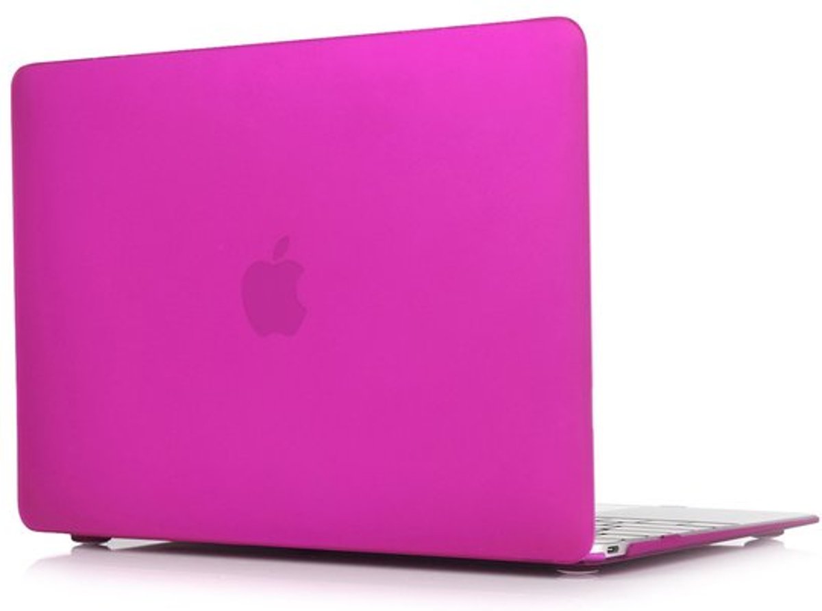 Macbook case van By Qubix - Air 13.3” - 2018, touch id versie - Donker paars - Alleen geschikt voor de MacBook Air 13 inch (Model nummer: A1932) - Bescherm uw MacBook in stijl!