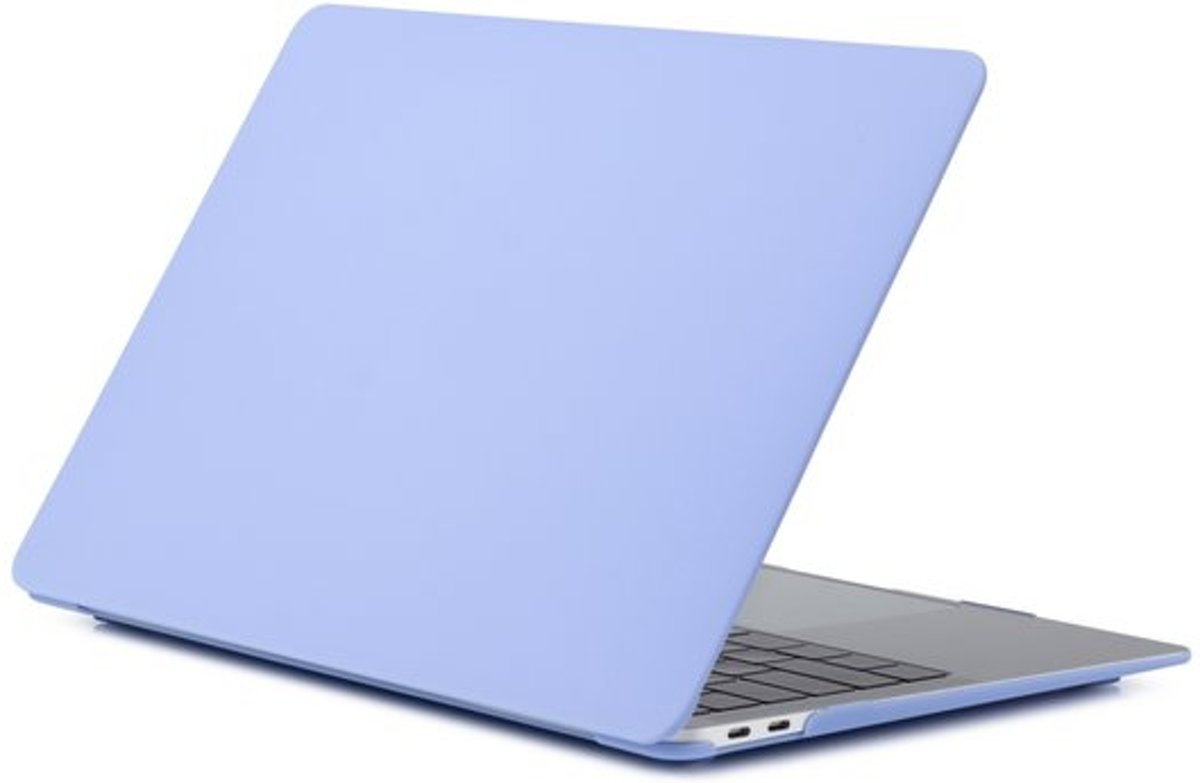 Macbook case van By Qubix - Air 13.3” - 2018, touch id versie - Pastel paars - Alleen geschikt voor de MacBook Air 13 inch (Model nummer: A1932) - Bescherm uw MacBook in stijl!