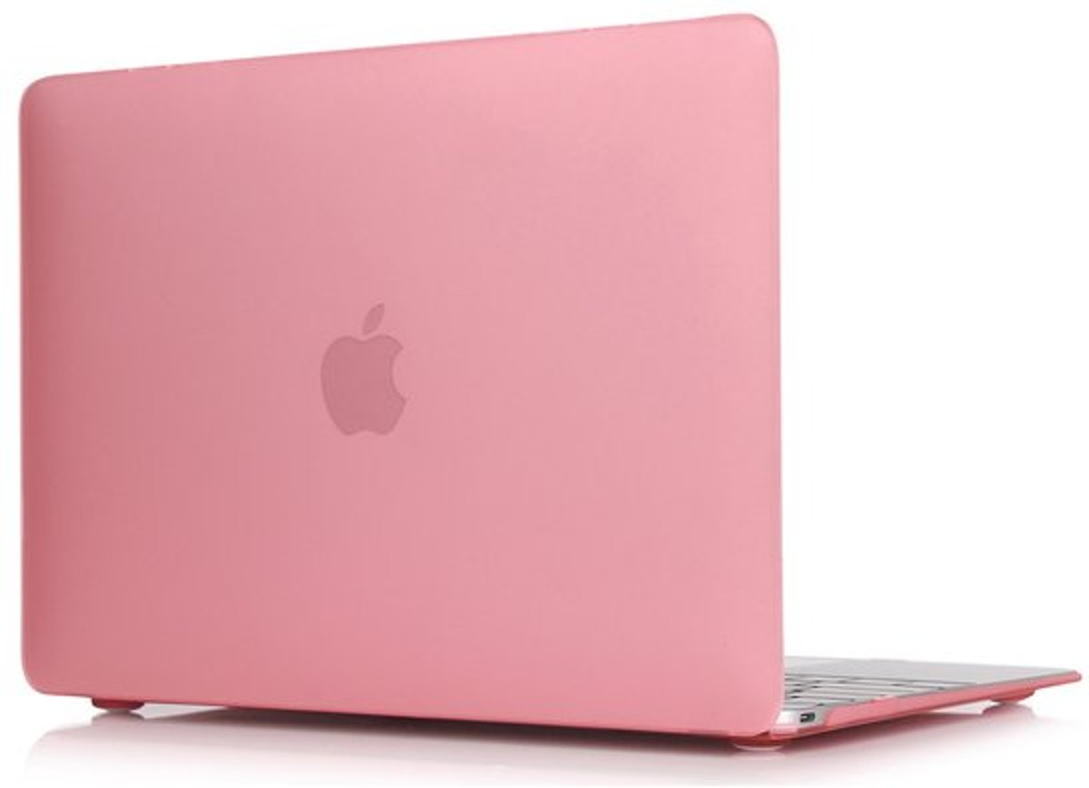 Macbook case van By Qubix - Air 13.3” - 2018, touch id versie - Roze - Alleen geschikt voor de MacBook Air 13 inch (Model nummer: A1932) - Bescherm uw MacBook in stijl!