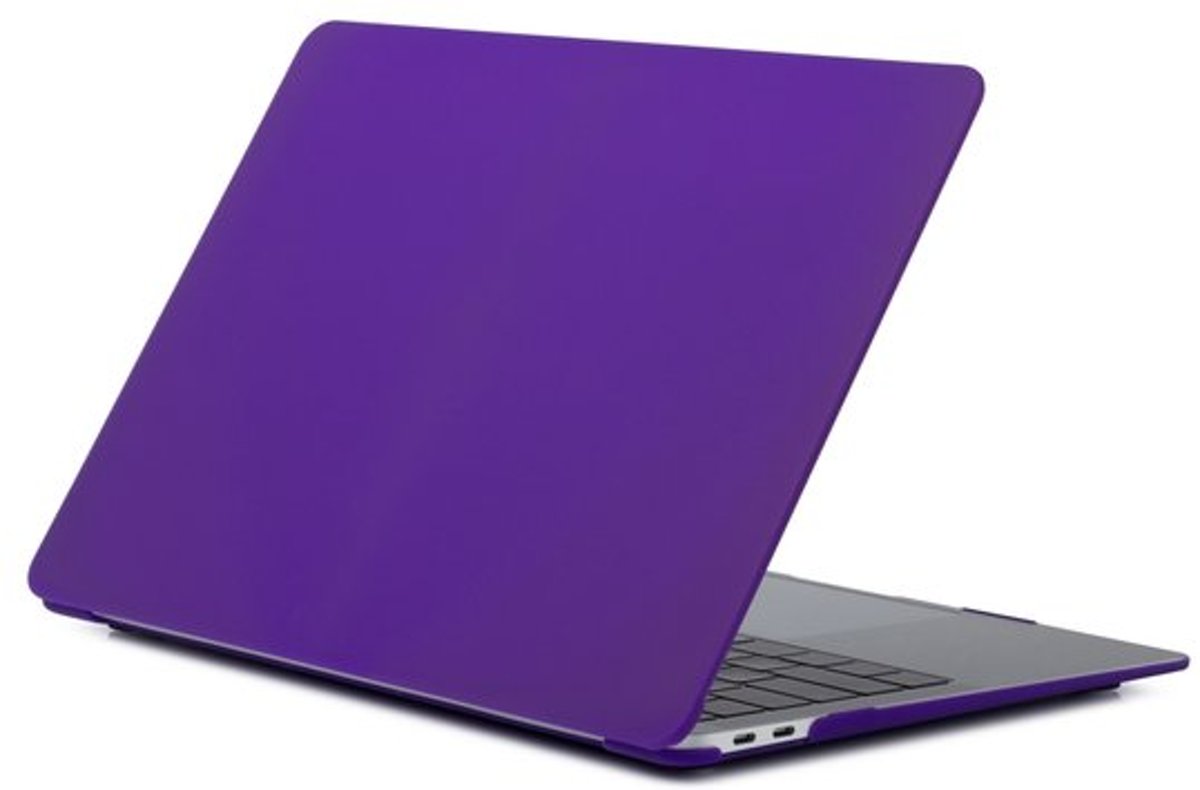 Macbook case van By Qubix - Air 13.3” - 2018, touch id versie - Twilight paars - Alleen geschikt voor de MacBook Air 13 inch (Model nummer: A1932) - Bescherm uw MacBook in stijl!