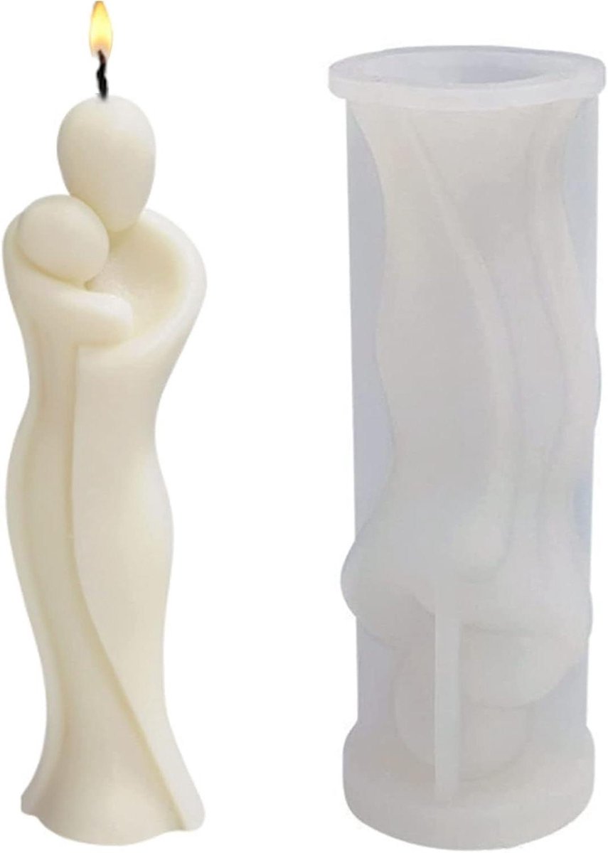 ByShane - Siliconen 3D-lichaamsvorm kaarsenvorm voor lichaamskaarsen - Handgemaakte doe-het-zelf siliconen vormen voor kaarsen - Decoratie - Kaarsen maken - Creatief - Thuisdecoratie