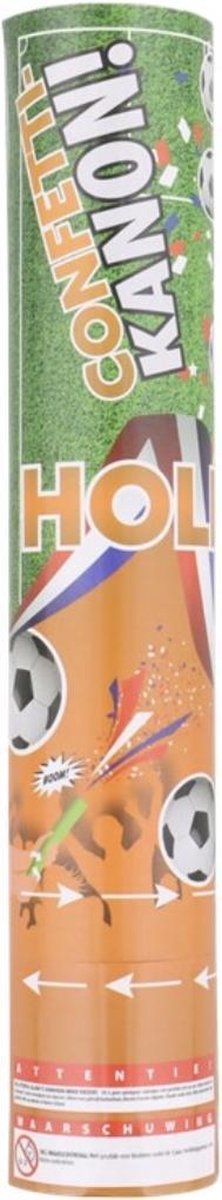 Confettikanon Voetbal EK Oranje