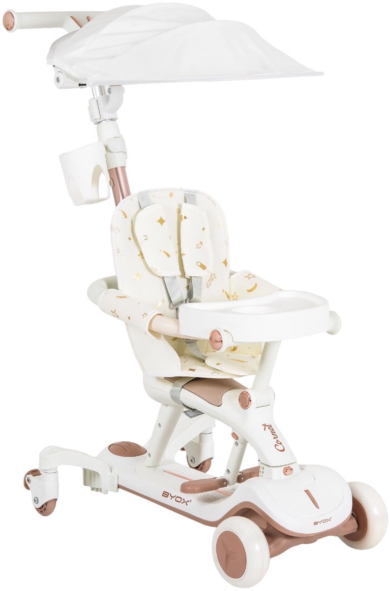   Cornet White 6-in-1   / Kinderstep met Duwstang 112060