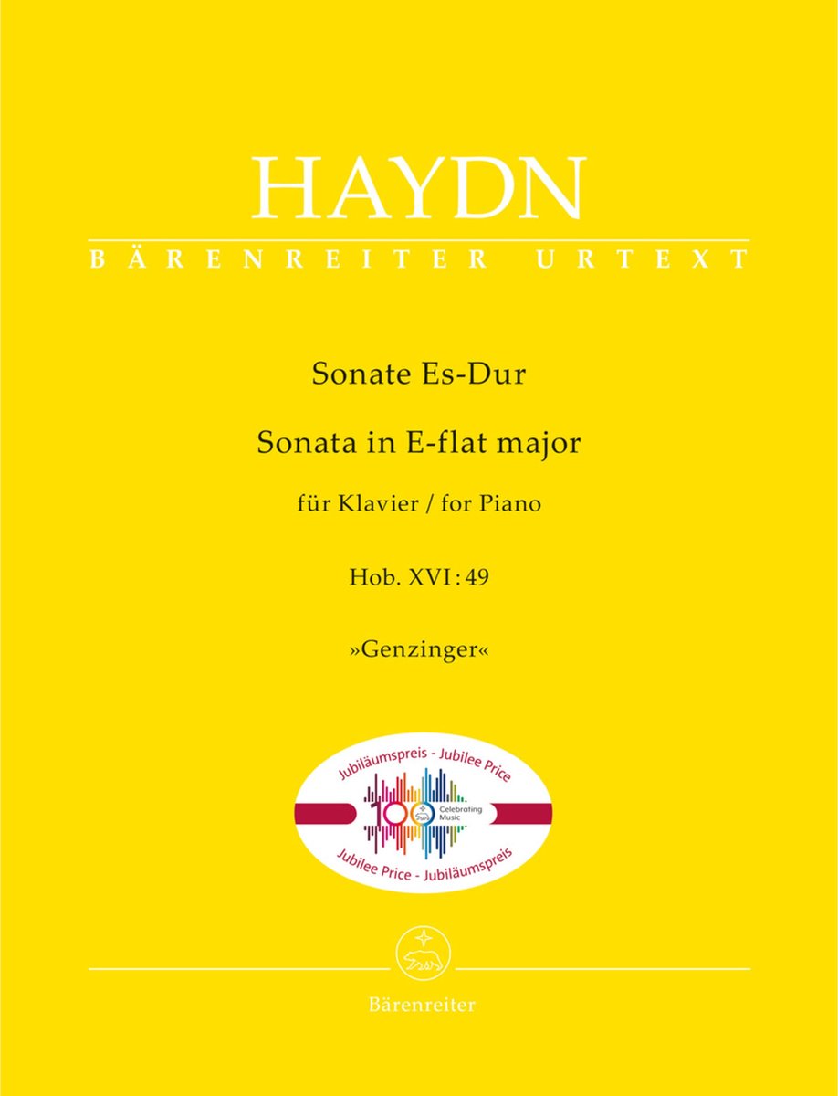 Bärenreiter Haydn: Sonata in E-flat major (Hob. XVI:49) 