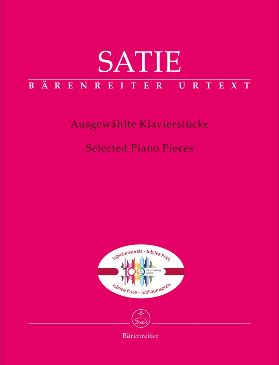 Bärenreiter Satie: Selected Piano Pieces - Bladmuziek voor toetsinstrumenten