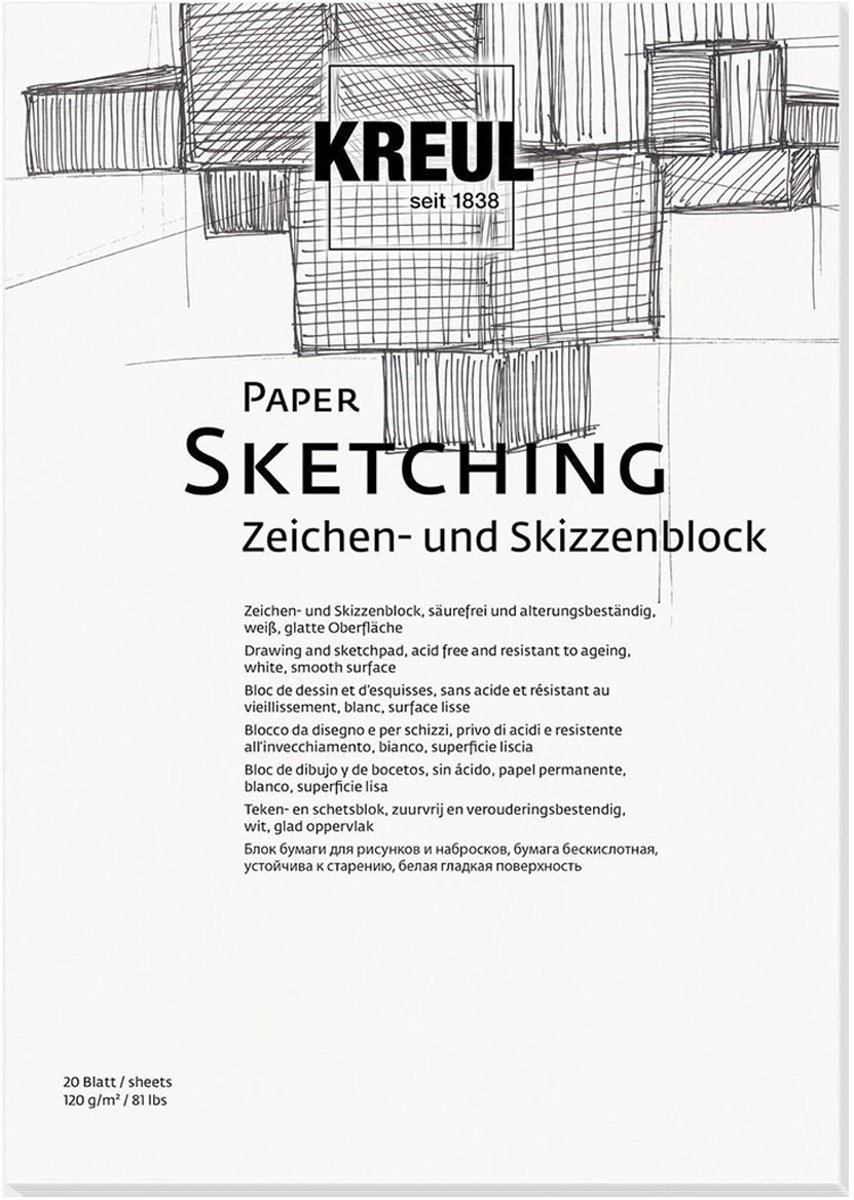 KREUL Paper A3 Schetsblok – 20 sheets 120gr