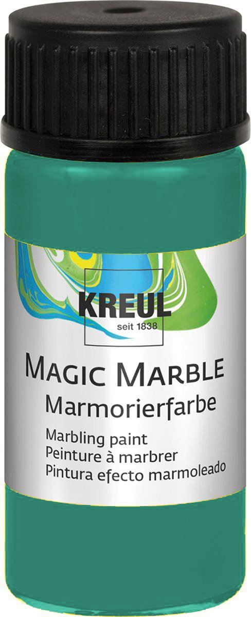 KREUL Turquoise Magic Marble Marmer effect verf - 20ml marble effect verf voor eindeloze toepassingen zoals toepassingen, van achtergronden van schilderijen tot gitaren