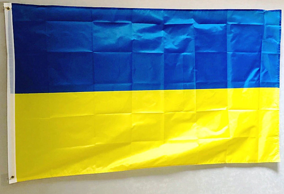 Vlag Oekraine - flag Ukraine - oekrainese vlag - 90x150cm