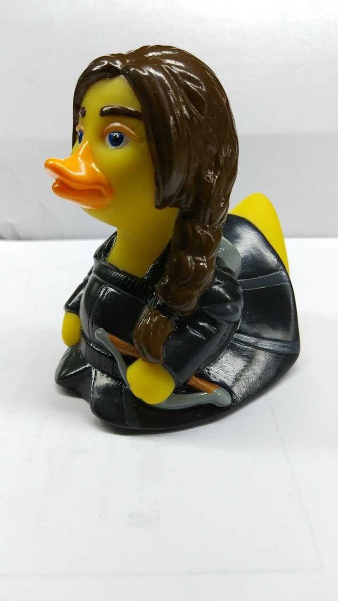   THE HUNGER GAMEBIRD  QUACKNISS EVERDUCK   DUCKING-JAY    Badeendje 11 cm Bekendste badeendjes merk uit USA