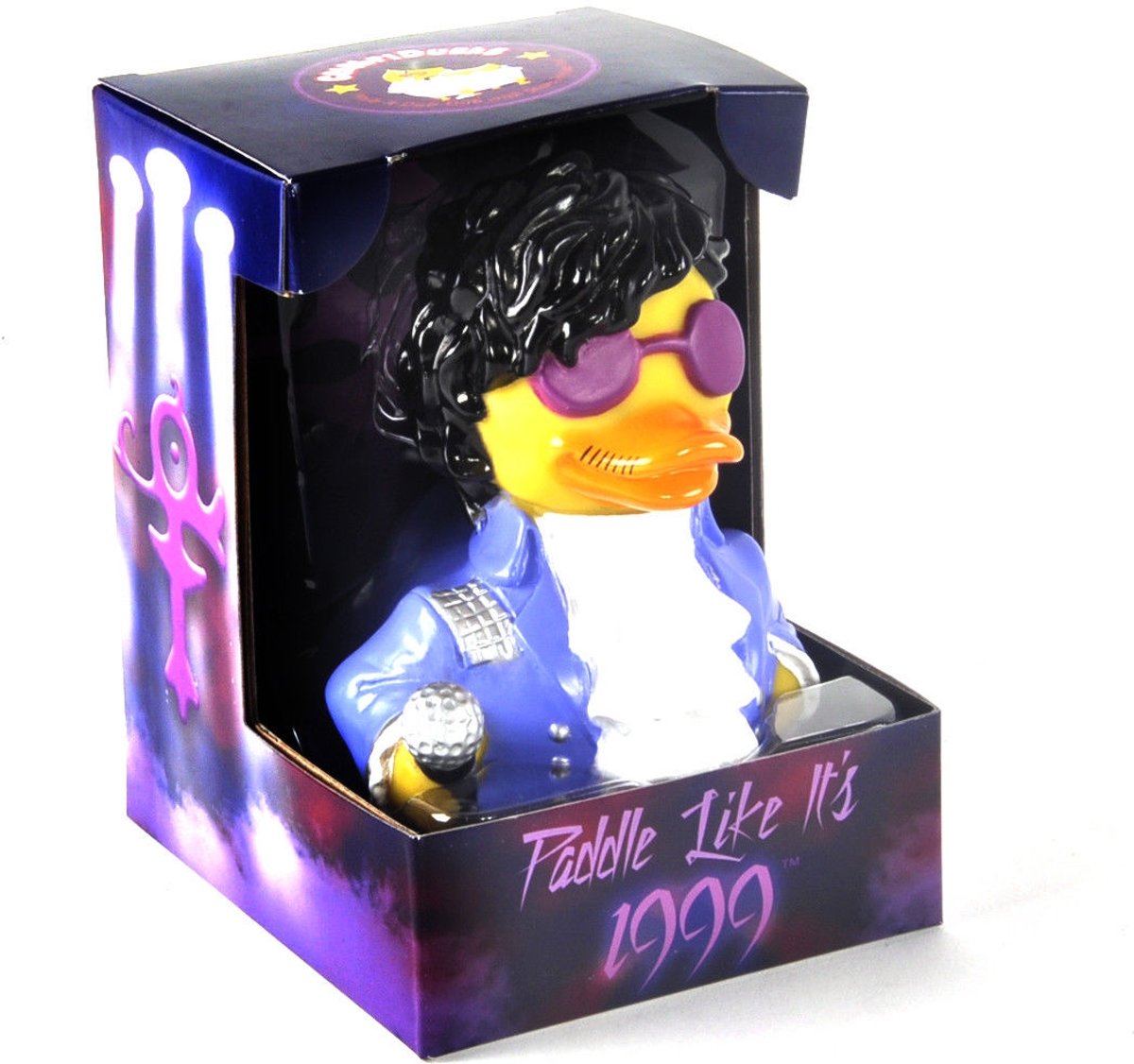 CelebriDucks Paddle Like Its 1999 Pop Music Rubber Duck  PRINCE   11cm  bekendste badeendjes merk uit de USA