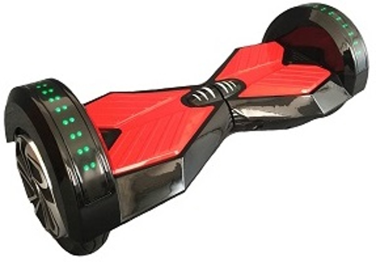 CELECT 8.0 inch Led HOVERBOARD Zwart/Rood   LS8-0-BLACK