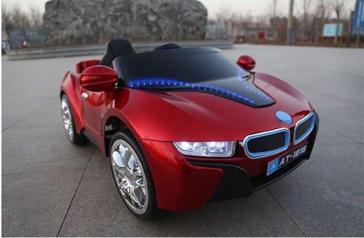 electrische kinderauto bmw i8 rood