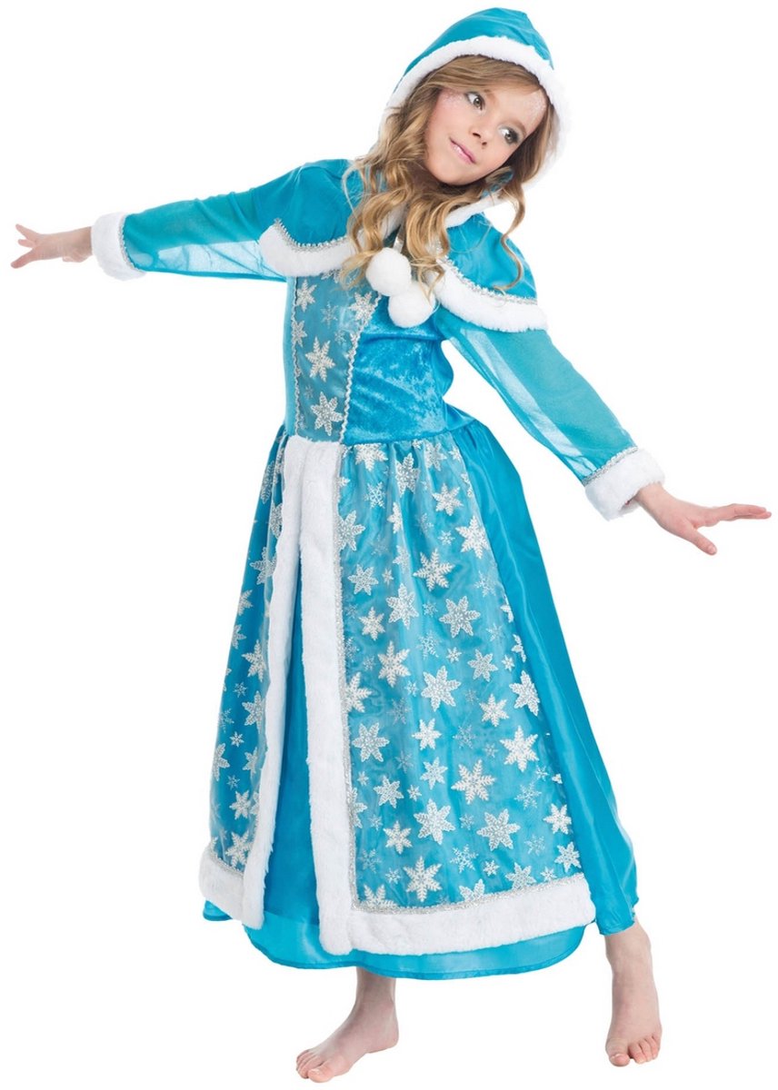 IJs Koningin Verkleedkostuum Meisje Elsa - Maat 128