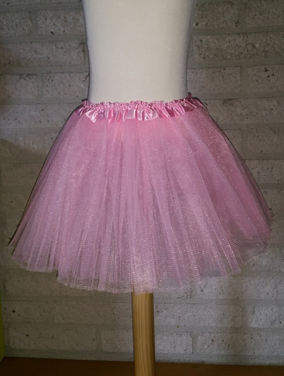 Tule rokje, petticoat kind roze