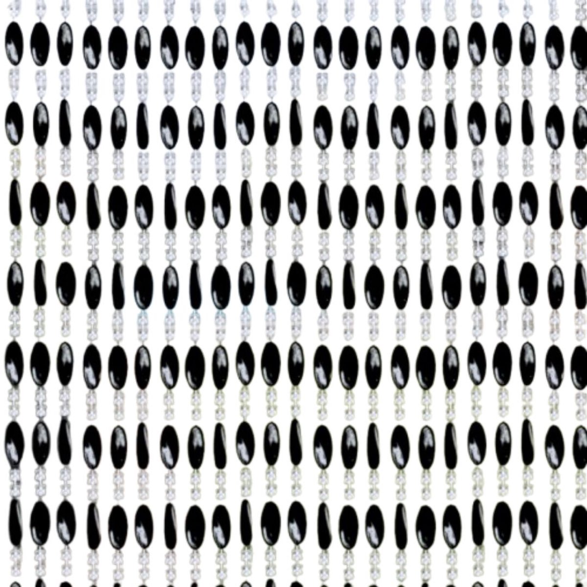   Deurgordijn Kralen - Macrame - 90x200 - Zwart