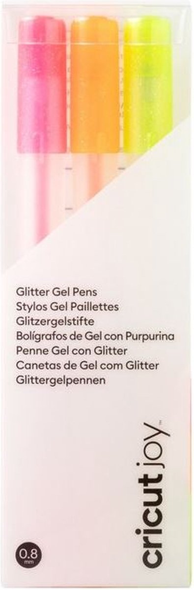 Cricut Joy • Glitter Gel pens 3-pack (Pink, Orange, Yellow)