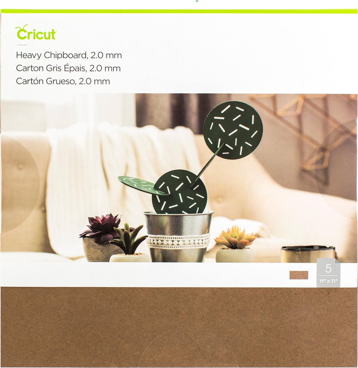 Cricut - ChipBoard naturel 2.0 mm