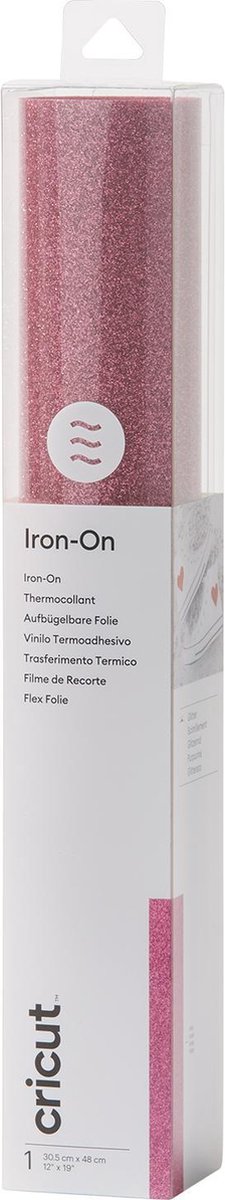 Cricut - Glitter Iron-On Roze